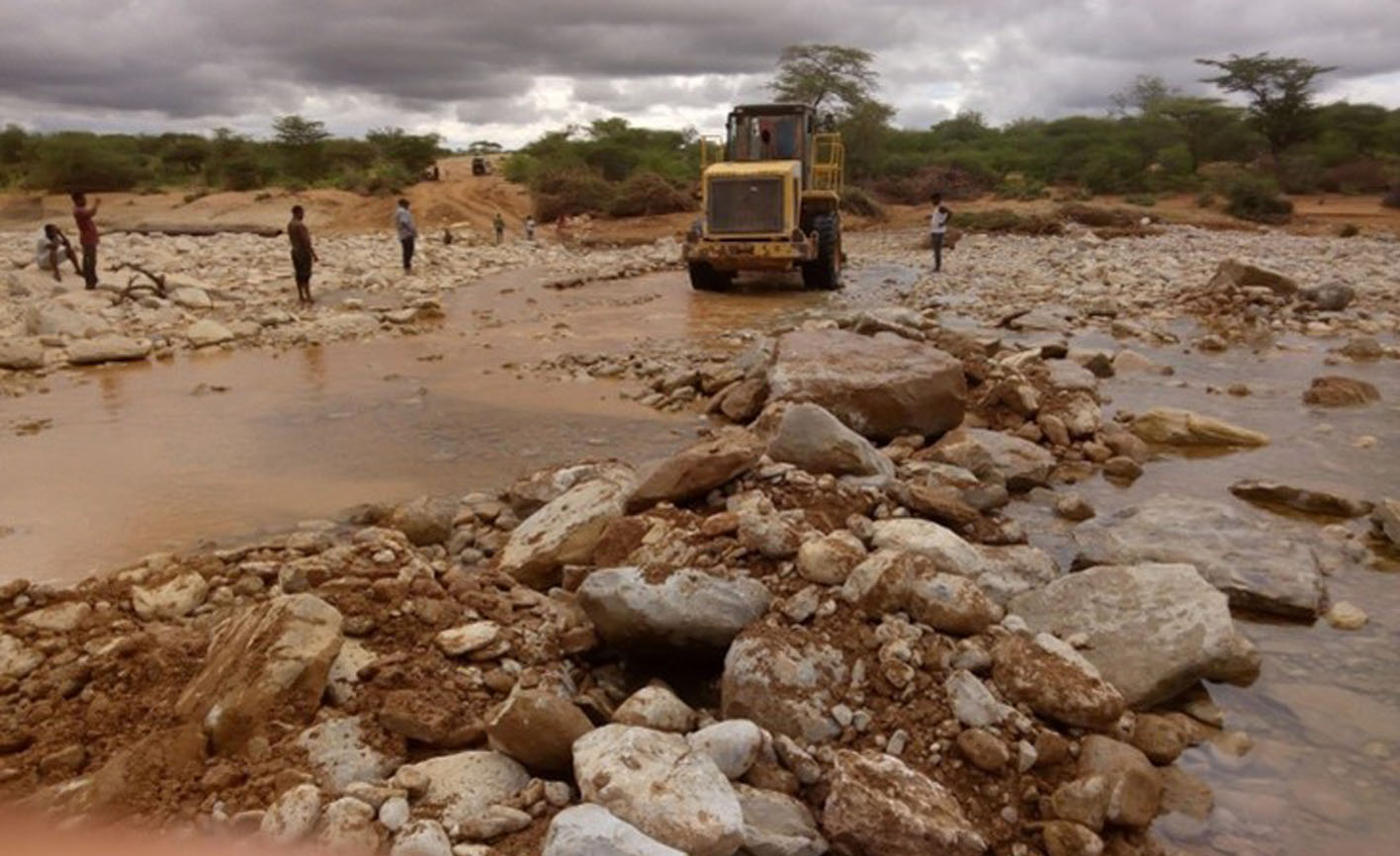 Flood Affected River Crossing Clearance Activities